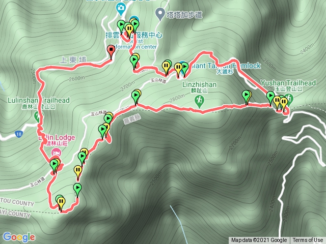 麟趾山，鹿林山