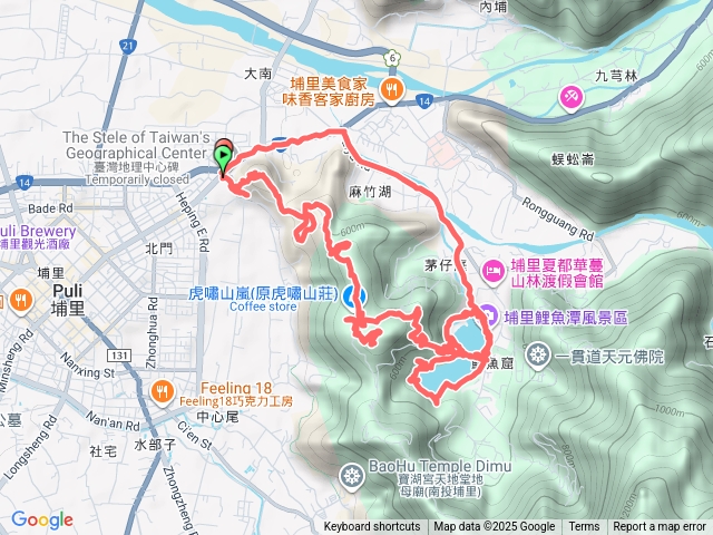 虎頭山登山步道（虎子山）犁頭尖山、鯉魚潭步道預覽圖