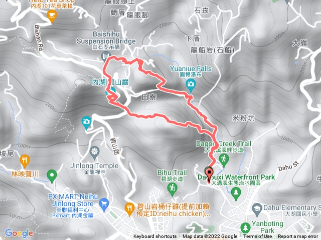 鯉魚山 碧山巖 白石湖吊橋 豆花 圓覺尖 圓覺寺步道