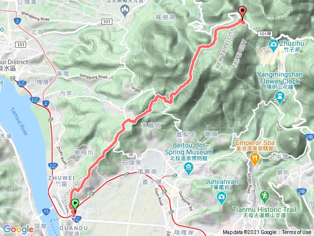 台北大縱走 關渡-二子坪