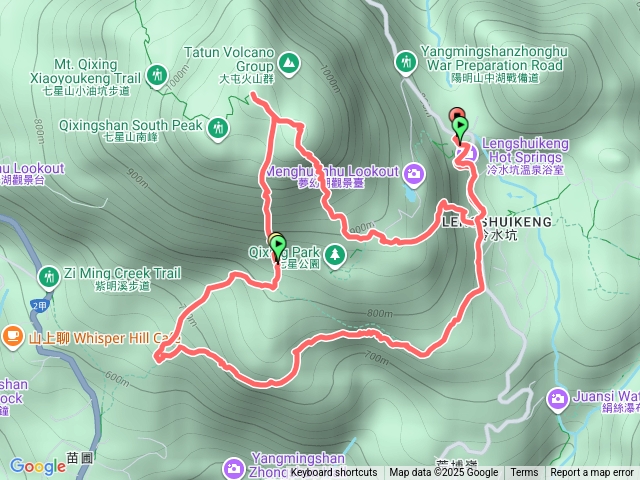 1141018七星山O型縱走