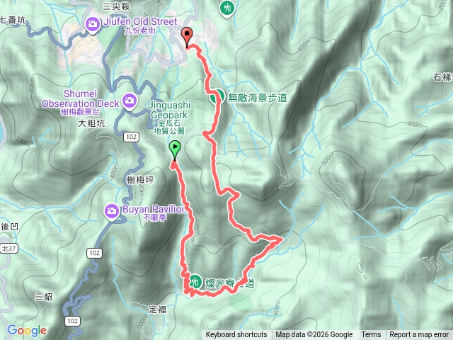 貂山古道連走燦光寮古道預覽圖