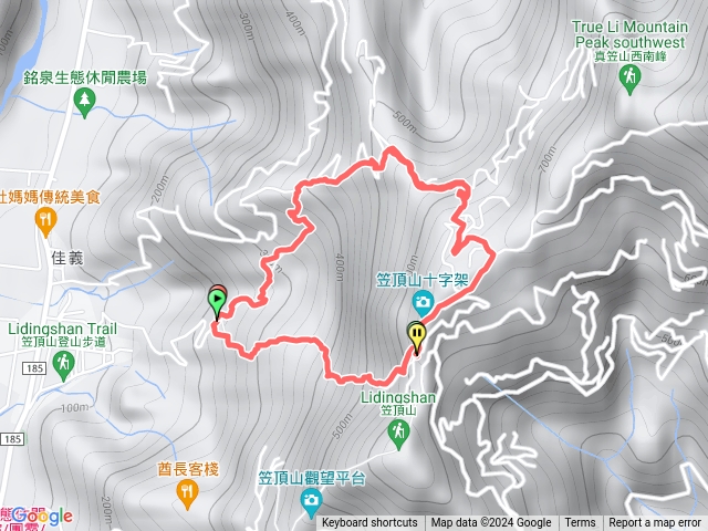 笠頂山3入4出