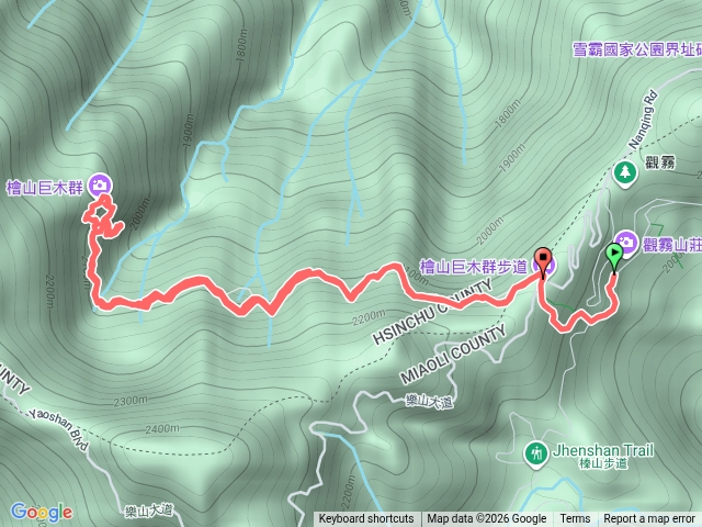 觀霧國家森林遊樂區_蜜月小徑-檜山巨木群步道