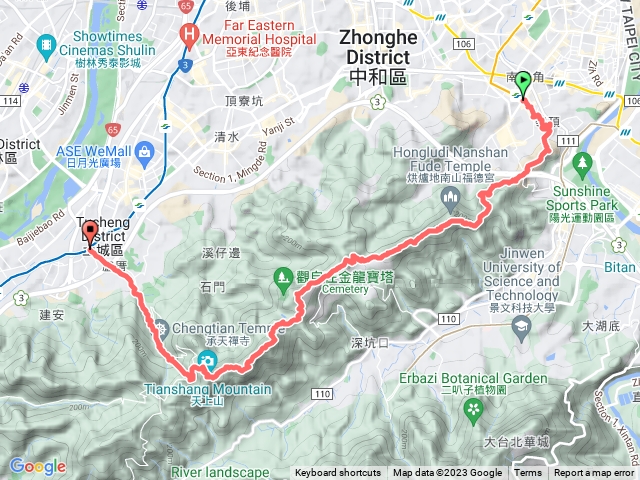 天際線第十段5/3外挖子山-密徑-烘爐地山-天上山