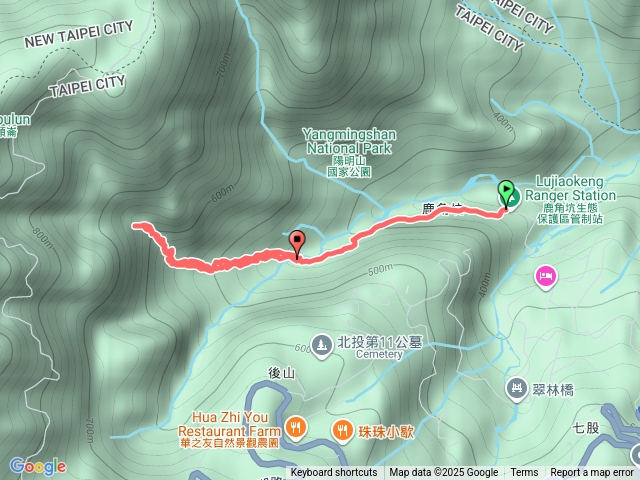 鹿角坑溪，楓林瀑布預覽圖