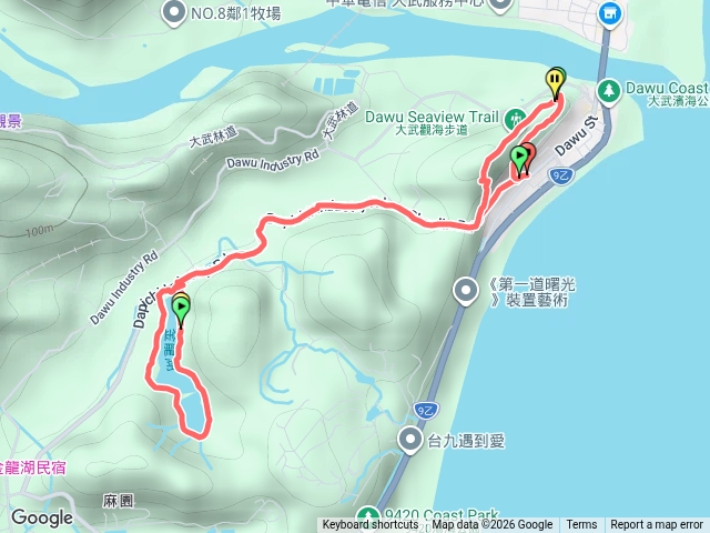 金龍湖，大武觀海步道預覽圖