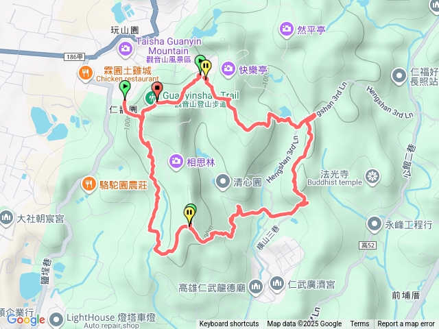 大社觀音山小O縱走預覽圖