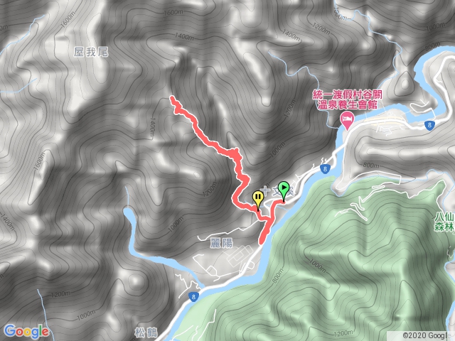 屋我尾麗陽線至2.5km