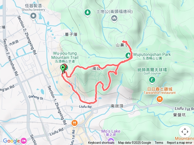 20250520南天宮右邊上五酒桶山公園山鼻子觀景平台南天宮左邊下