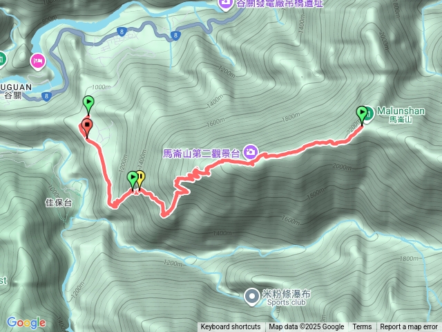 馬崙山（谷關七雄）