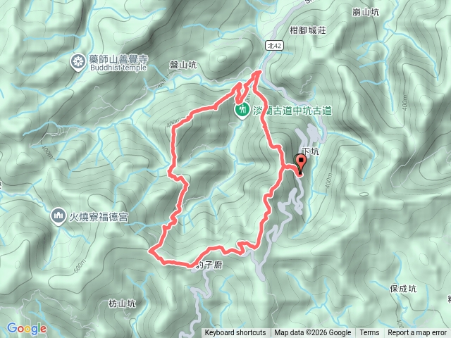 中坑東山～中坑西山～中坑頭鞍部～北豹子厨山環走。（新北坪林雙溪）預覽圖