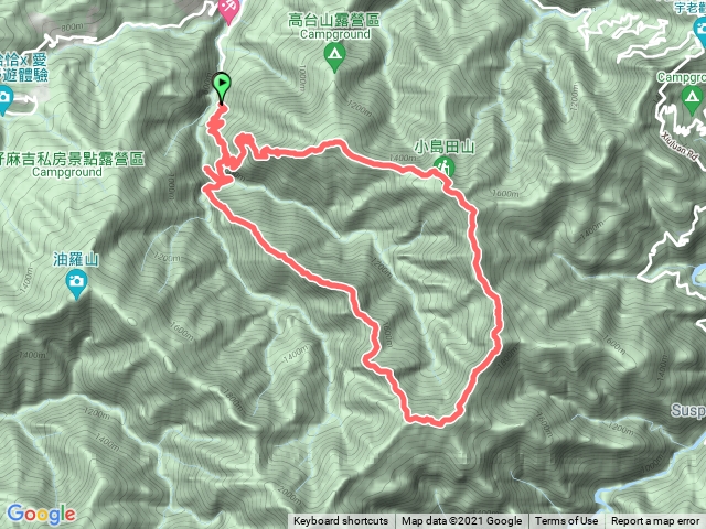 高島石錦O形+小錦屏野溪溫泉