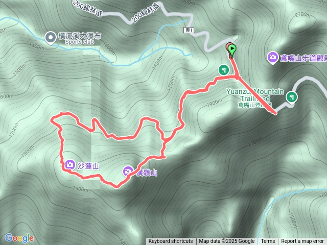 1140721橫嶺山沙蓮山