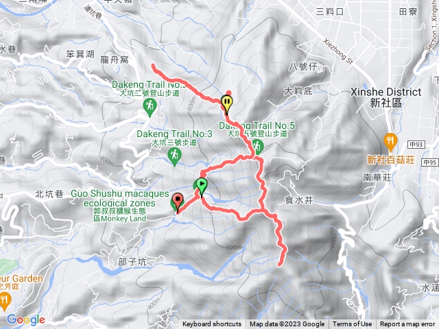 大坑四號黑山石苓湖山