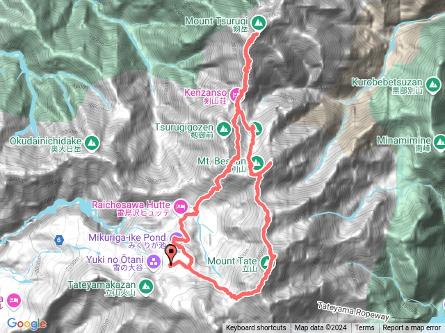 2024-09-28~29日本劍岳及立山三山/別山/真砂岳O行2日