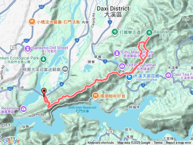 肉腳阿sam溪白縱走