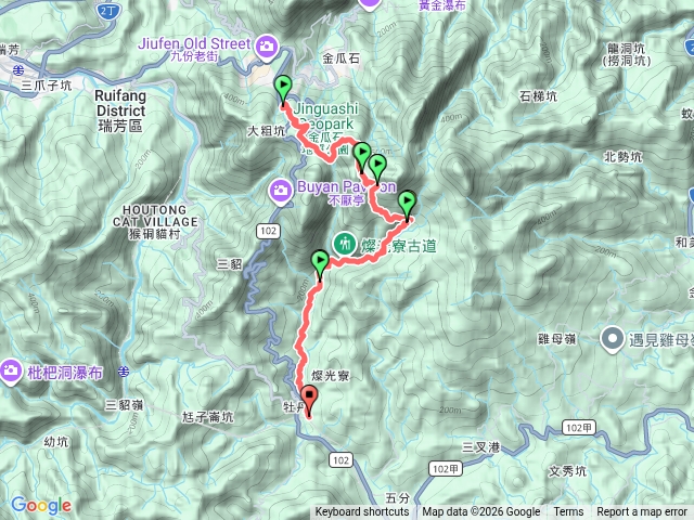 樹梅坪古道燦光寮古道預覽圖