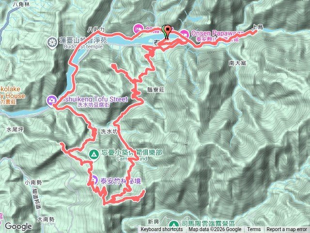 20260920苗栗泰安半天寮山北峰、熊佧山、南勢山北峰、鷂婆山預覽圖