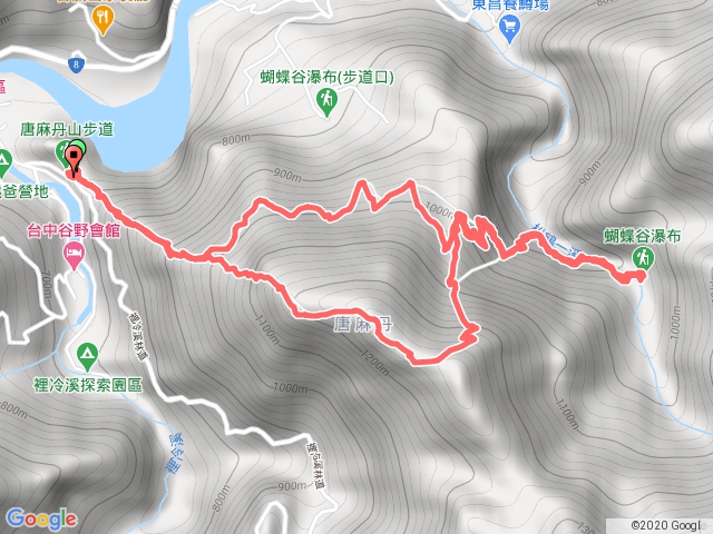 裡冷部落登山口登唐麻丹山+蝴蝶谷瀑布 - 2020/4/19