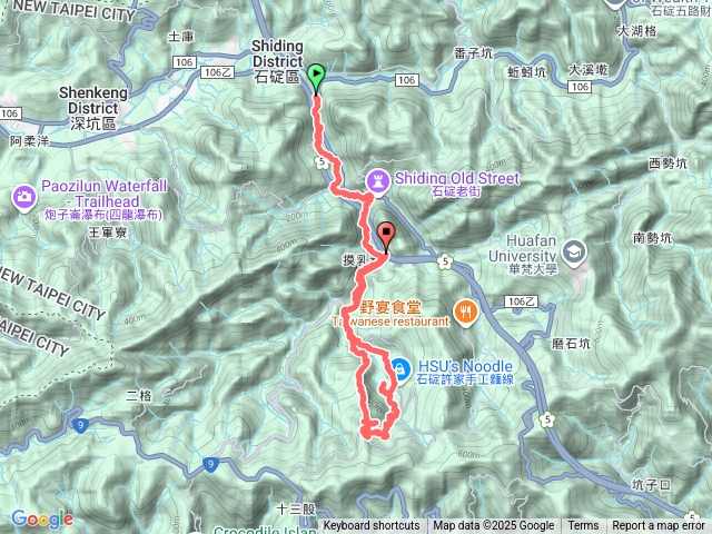 外按古道-烏塗溪步道-月扇湖山-四分子古道