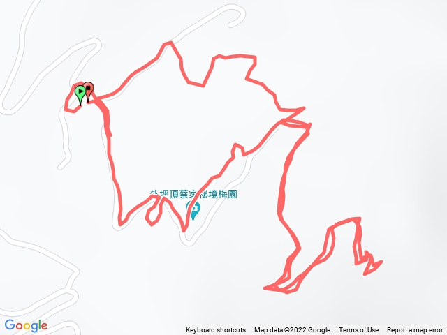 外坪頂蔡家秘境梅園