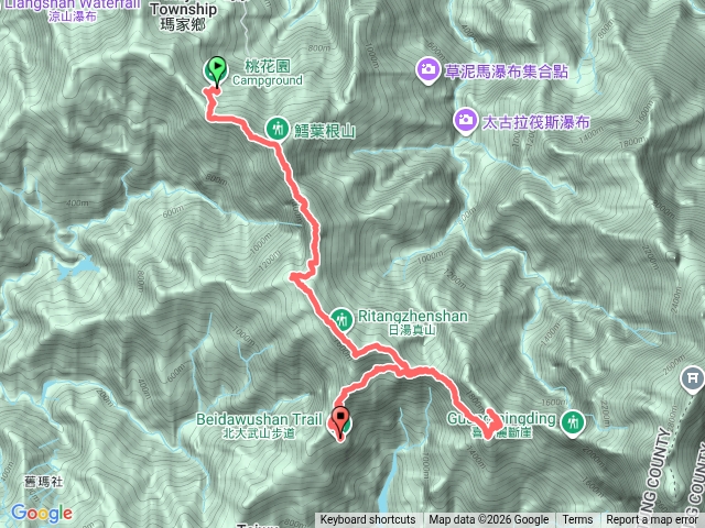 日湯真山-西大武山預覽圖