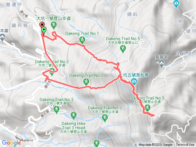 大坑步道1上2下