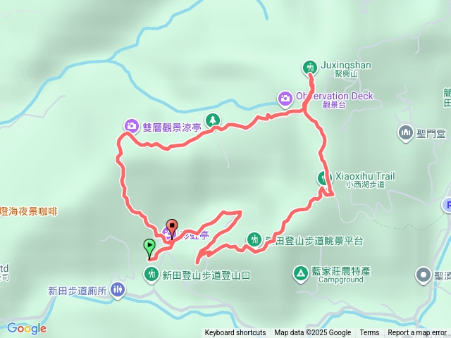 新田登山步道小百岳聚興山