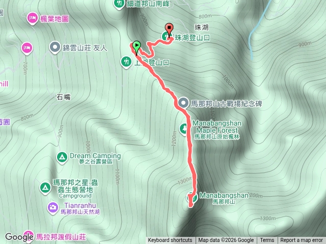 馬那邦山珠湖