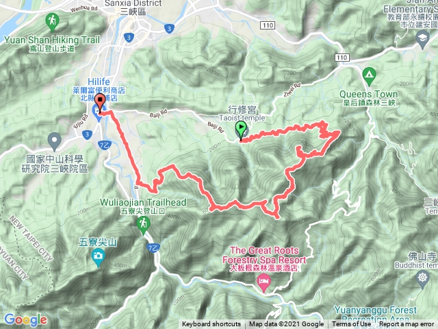 20211128三峽白雞附近群山連走