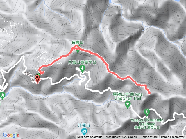 長壽山上鳶嘴山