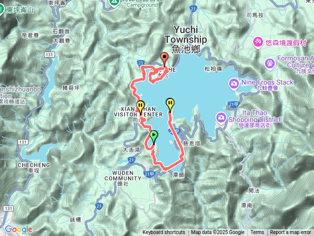 玄光寺到水社綜合商場