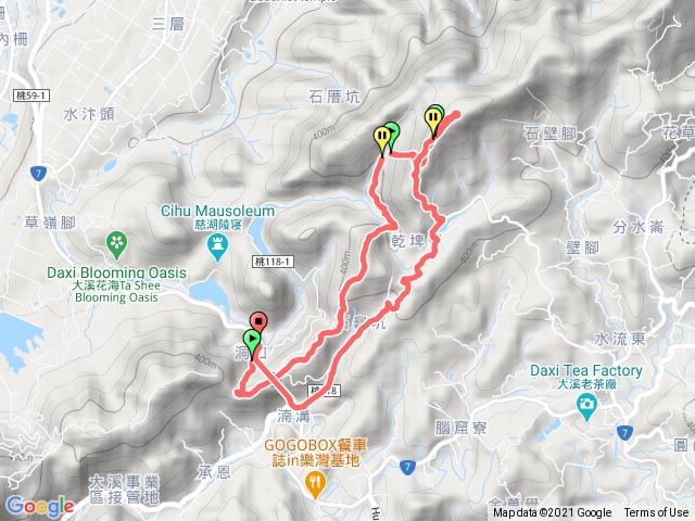 總督府步道+石龜坑山+白石山環繞