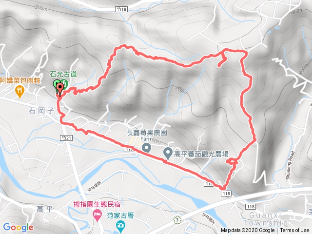 1091220【新竹關西】石光古道、面埔頂山 O形 《親子登山》