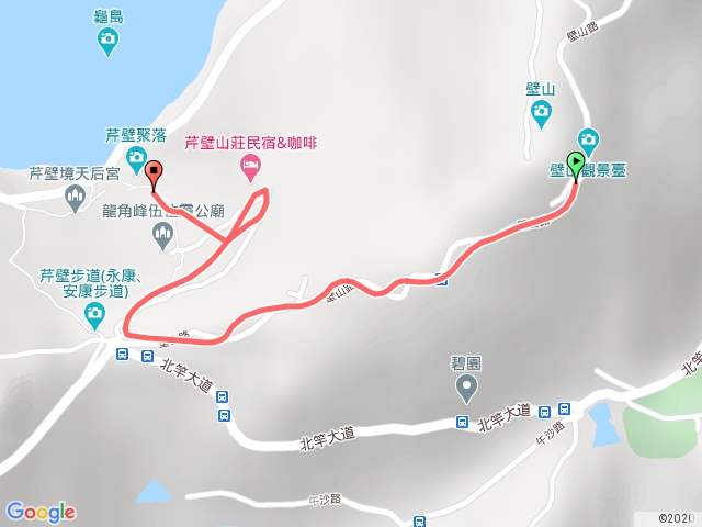 壁山觀景台往芹壁村