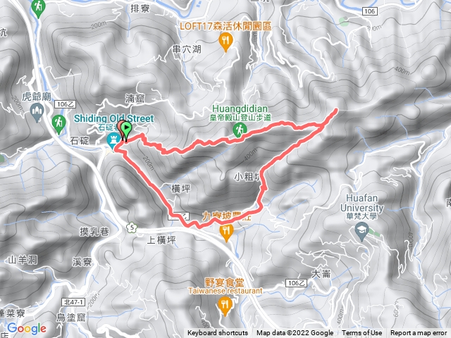 皇帝殿西東峰繞一圈