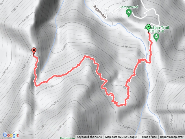 鹿埸往大坪登山口（流籠頭）