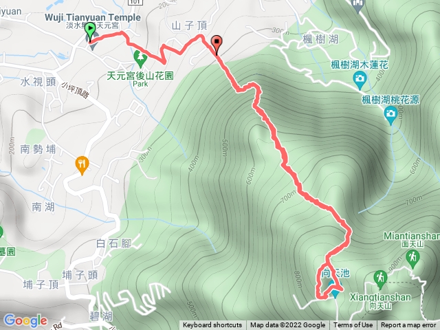 山仔頂登山步道-向天山-向天池-天元宮