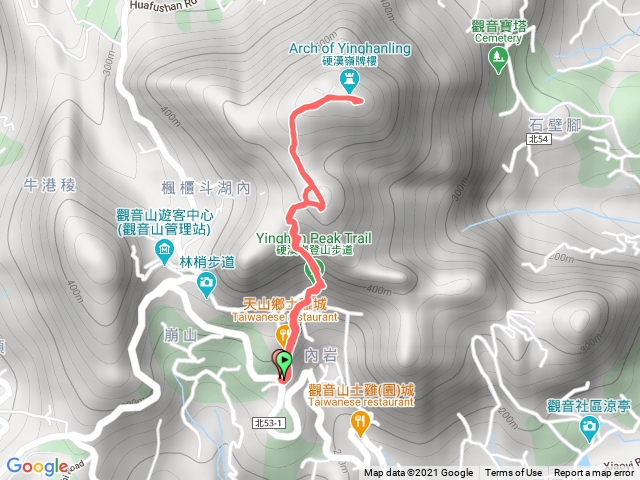 觀音山奉茶基地至硬漢嶺