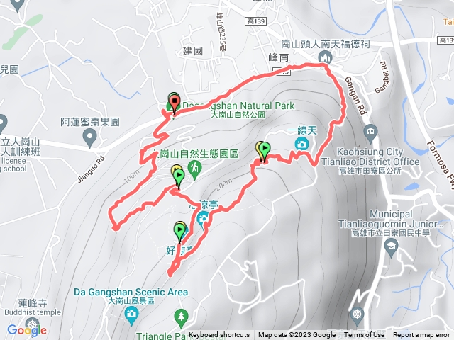 大崗山生態園區-一線天