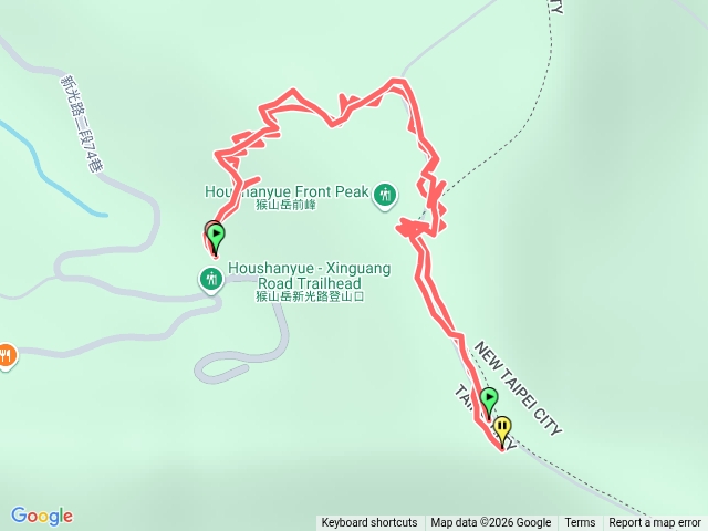 新光路登山口上猴山岳（簡單路線）預覽圖