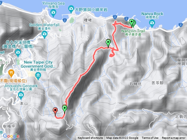 南子吝+劍龍陵+鋸齒陵+茶壺山步道