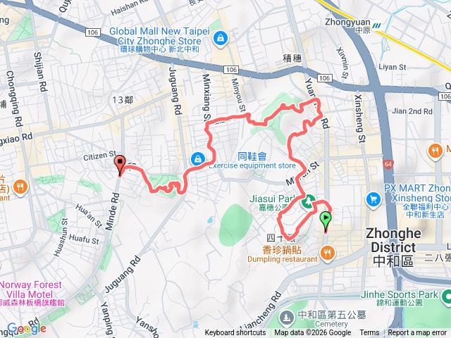 中和三小（四十張山+外員山+饅頭山）