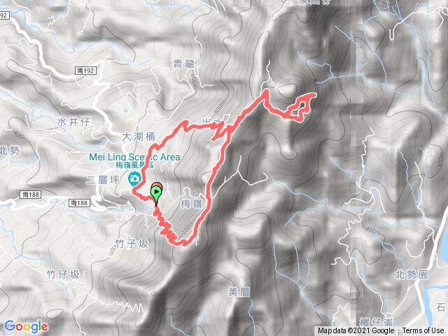 梅龍步道了/竹子尖山/梅峰稜線步道/獵鷹尖一線天/伍龍步道O型環狀