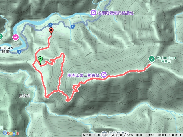 谷關七雄馬崙山預覽圖