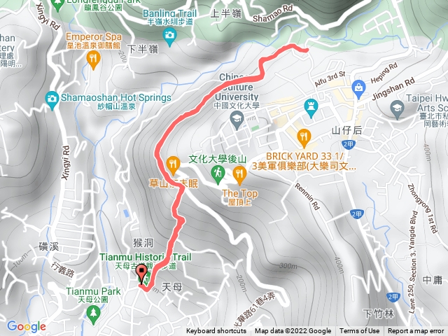 天母水管古道