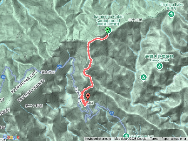 嘉明湖山屋到登山口預覽圖