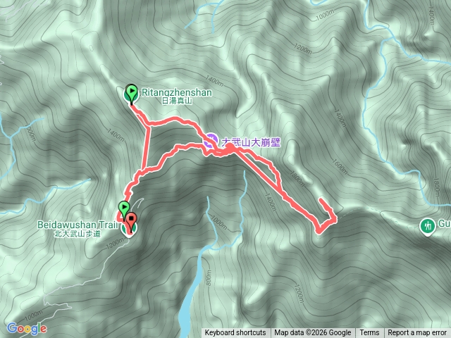 日湯真山走西大武預覽圖