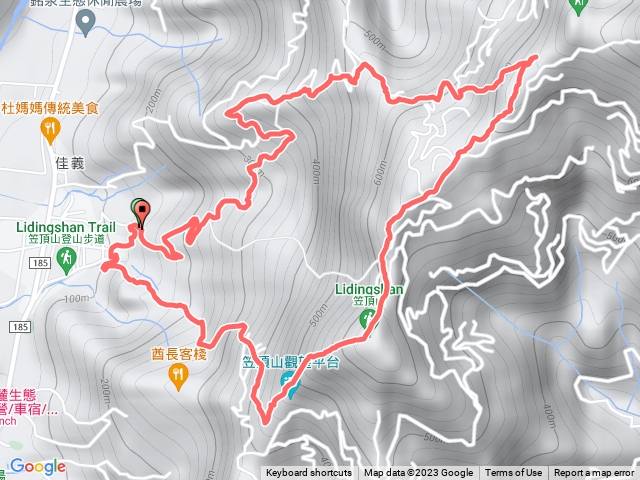 笠頂山真笠山中途琉球站